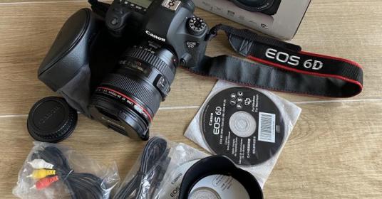 Fotocamera Reflex Canon EOS 6D + Obiettivo 24-105mm F4 L Fotocamera Reflex Canon EOS 6D + Obiettivo 24-105mm F4 L