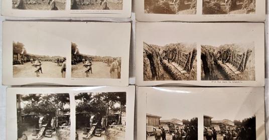 Interessante raccolta di 6 foto soggetti vari per visione stereoscopica (1800?) Interessante raccolta di 6 foto soggetti vari per visione stereoscopica (1800?)