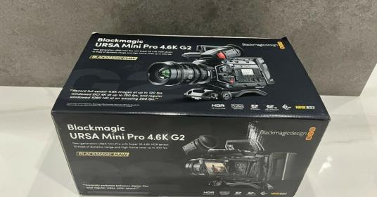 Camera BlackMagic URSA Mini Pro 4.6K G2 + Extra Camera BlackMagic URSA Mini Pro 4.6K G2 + Extra