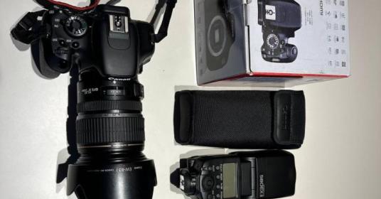 Canon 600D + EF S17-55mm f/2.8 IS USM + Flash  580EX II Speedlite 