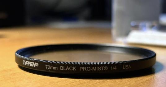 Tiffen BLACK PRO-MIST 1/4 - 72 mm - filtro diffusione Tiffen BLACK PRO-MIST 1/4 - 72 mm - filtro diffusione