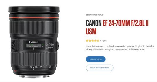 CANON EF 24-70MM F/2.8L II USM CANON EF 24-70MM F/2.8L II USM